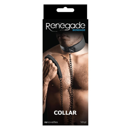 RENEGADE BONDAGE COLLAR BLACK