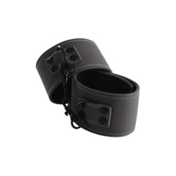 RENEGADE BONDAGE WRIST CUFFS BLACK