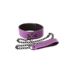 LUST BONDAGE COLLAR PURPLE