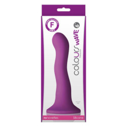 COLOURS WAVE 6INCH DILDO PURPLE