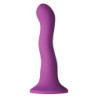 COLOURS WAVE 6INCH DILDO PURPLE