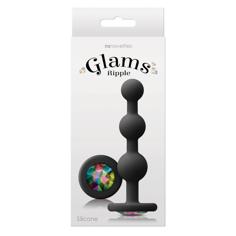 GLAMS RIPPLE RAINBOW GEM BLACK