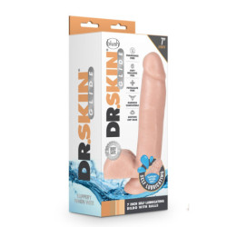 DR. SKIN 7INCH SELF LUBRICATING DILDO