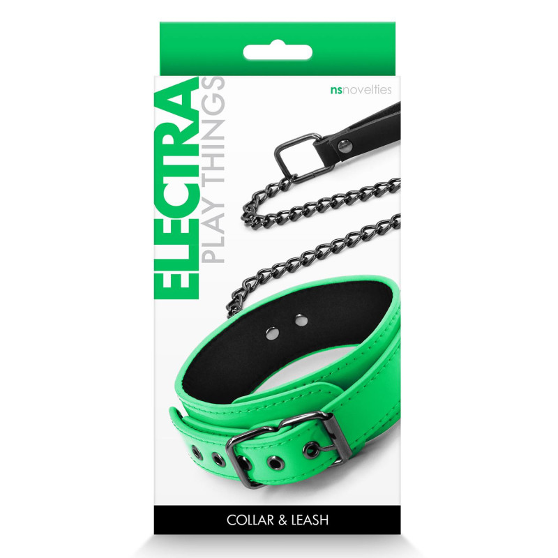 ELECTRA COLLAR & LEASH GREEN