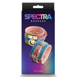 SPECTRA BONDAGE WRIST CUFF RAINBOW