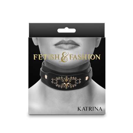 FETISH & FASHION KATRINA COLLAR BLACK