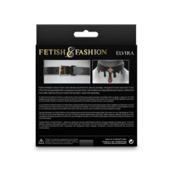 FETISH & FASHION ELVIRA COLLAR BLACK