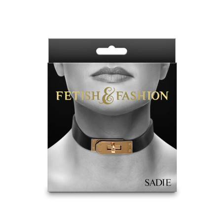 FETISH & FASHION SADIE COLLAR BLACK