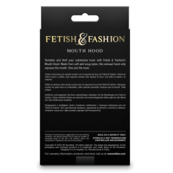 FETISH & FASHION MOUTH HOOD WHITE