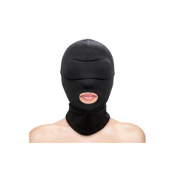 FETISH & FASHION MOUTH HOOD BLACK