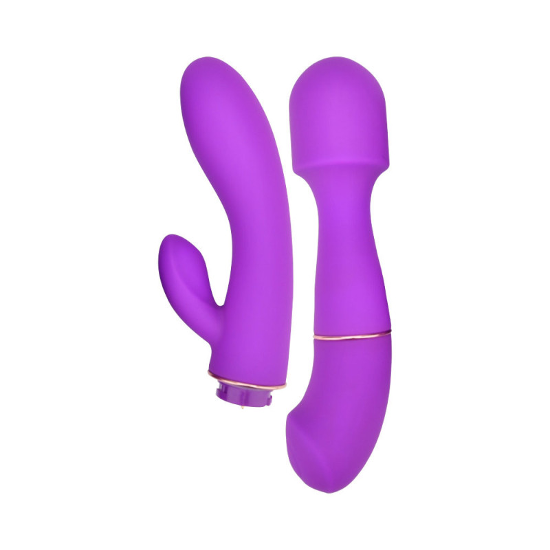 Loving Joy DUA verwisselbare vibrator met 2 opzetstukken