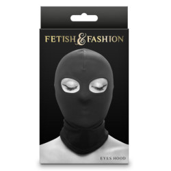 FETISH & FASHION EYES HOOD BLACK