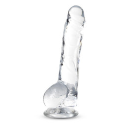 NATURALLY YOURS  8 INCH CRYSTALLINE DILDO  DIAMOND