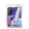 NATURALLY YOURS  6 INCH CRYSTALLINE DILDO  AMETHYST