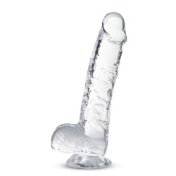 NATURALLY YOURS  6 INCH CRYSTALLINE DILDO  DIAMOND