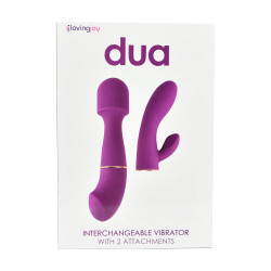 Loving Joy DUA verwisselbare vibrator met 2 opzetstukken