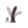 DR. SKIN SILICONE DR. SHEPHERD 8 INCH DILDO WITH SUCTION CUP CHOCOLATE