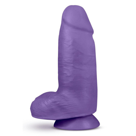 AU NATUREL BOLD CHUB 10 INCH DILDO PURPLE