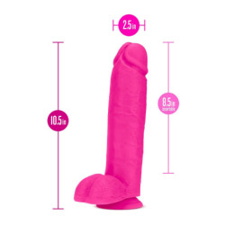 AU NATUREL BOLD HUGE 10 INCH DILDO PINK