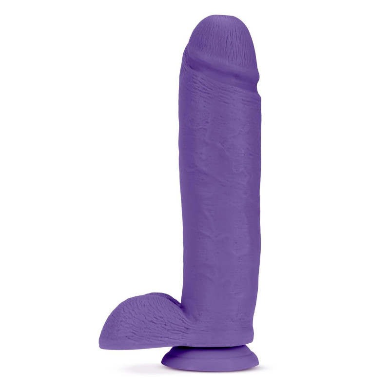 AU NATUREL BOLD HUGE 10 INCH DILDO PURPLE