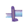 AU NATUREL BOLD HUGE 10 INCH DILDO PURPLE