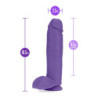 AU NATUREL BOLD HUGE 10 INCH DILDO PURPLE