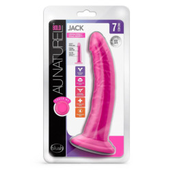 AU NATUREL BOLD JACK 7 INCH DILDO PINK