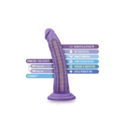 AU NATUREL BOLD JACK 7 INCH DILDO PURPLE