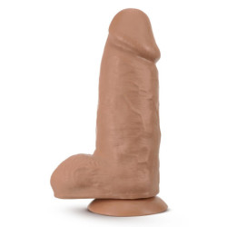 AU NATUREL CHUB 10 INCH DILDO MOCHA