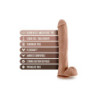 AU NATUREL DADDY 14 INCH DILDO MOCHA