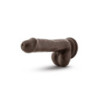 DR. SKIN SILICONE DR. DANIEL 6 INCH DILDO WITH SUCTION CUP CHOCOLATE