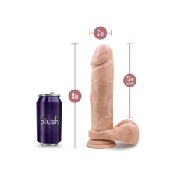 DR. SKIN SILICONE DR. JULIAN 9 INCH DILDO WITH SUCTION CUP VANILLA