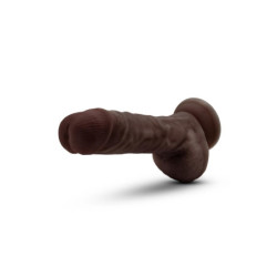 DR. SKIN SILICONE DR. MASON 9 INCH DILDO WITH SUCTION CUP CHOCOLATE