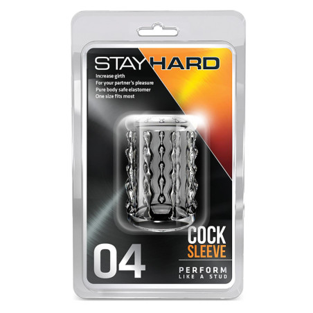 STAY HARD COCK SLEEVE 04 CLEAR