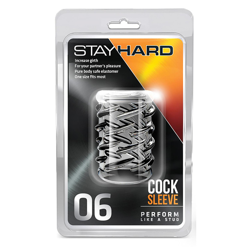 STAY HARD COCK SLEEVE 06 CLEAR