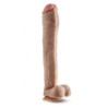 DR. SKIN MR. ED 13 INCH DILDO WITH BALLS BEIGE