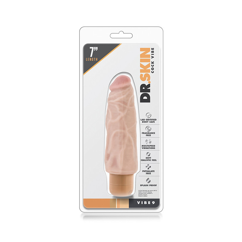 DR. SKIN COCK VIBE VIBE 9 FLESH