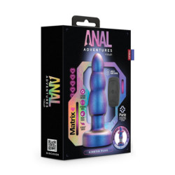 ANAL ADVENTURES MATRIX KINETIK PLUG SPACE AGE BLUE