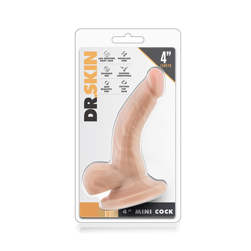 DR. SKIN 4 INCH MINI COCK FLESH