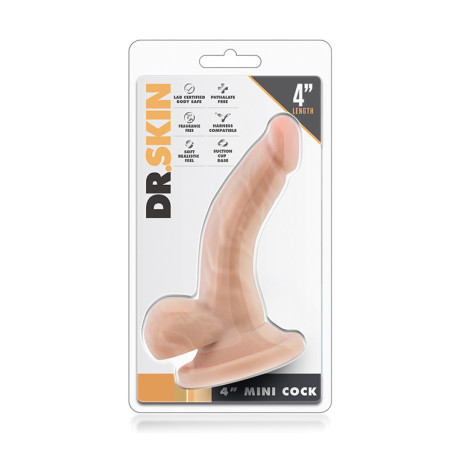 DR. SKIN 4 INCH MINI COCK FLESH