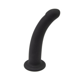 Loving Joy Gebogen 5 Inch Silicone Dildo met Zuignap