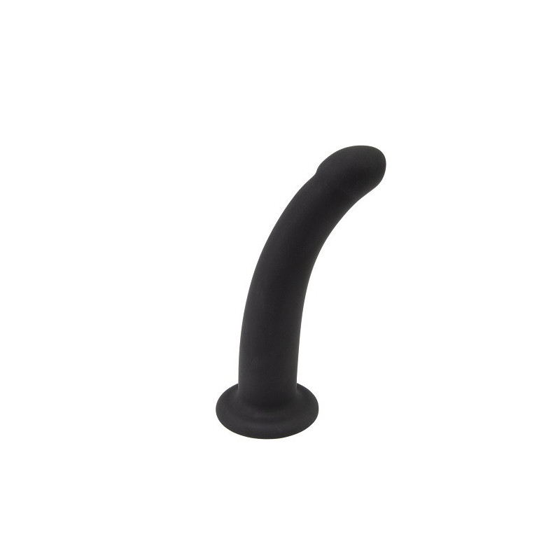 Loving Joy Curved 5 Inch Silicone Dildo with Suction Cup