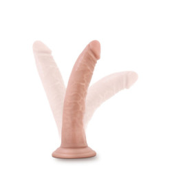 DR. SKIN 7INCH COCK SUCTION CUP VANILLA