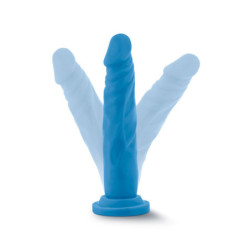 NEO 7.5INCH DUAL DENSITY COCK NEON BLUE