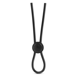 STAY HARD SILICONE LOOP COCK RING BLACK