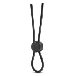 STAY HARD SILICONE LOOP COCK RING BLACK