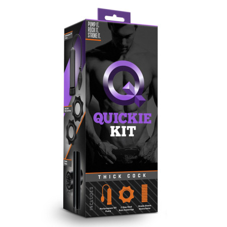 QUICKIE KIT THICK COCK BLACK