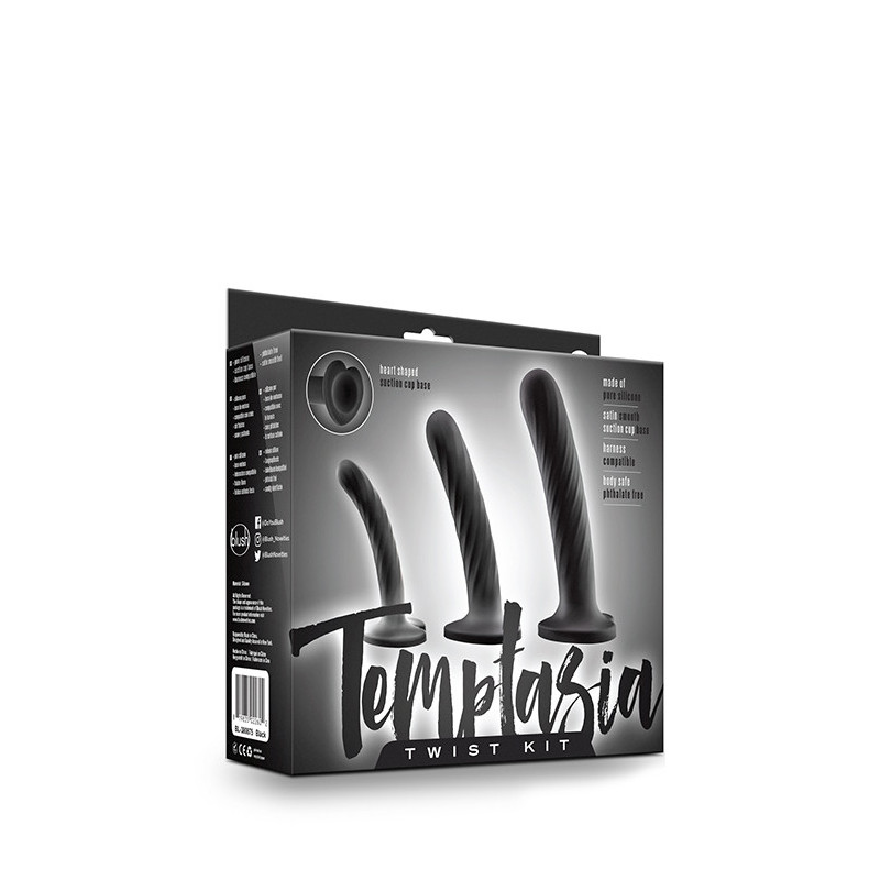 TEMPTASIA TWIST KIT SET OF THREE BLACK