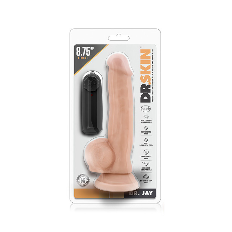 DR. SKIN DR. JAY 8.75 VIBRATING COCK