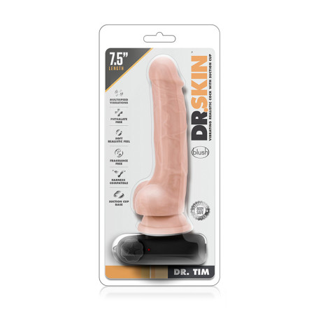 DR. SKIN DR. TIM 7.5INCH VIBRATING COCK